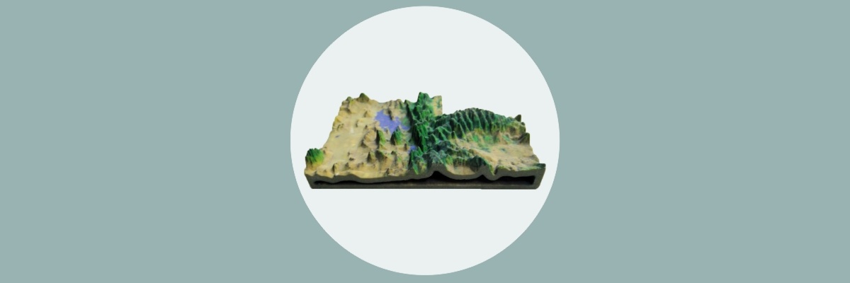 3D Printed GIS Map